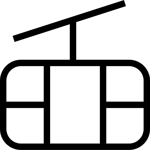 cabina del teleférico Basic Miscellany Lineal icono