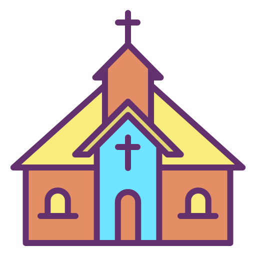 Церковь Icongeek26 Linear Colour иконка