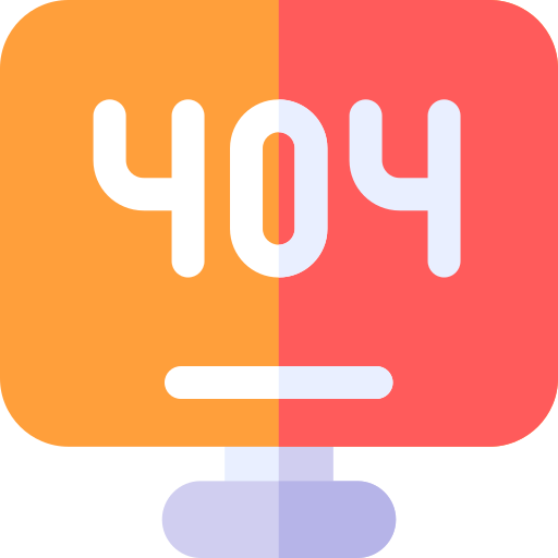 404 Basic Rounded Flat ikona