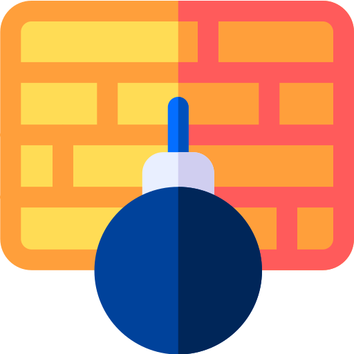 Firewall Basic Rounded Flat icon