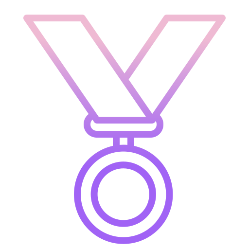 Medal Icongeek26 Outline Gradient icon