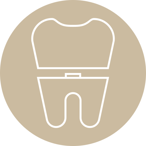 corona de diente Generic color fill icono