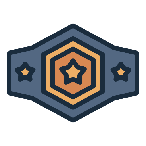 cinturón de campeón Generic color lineal-color icono