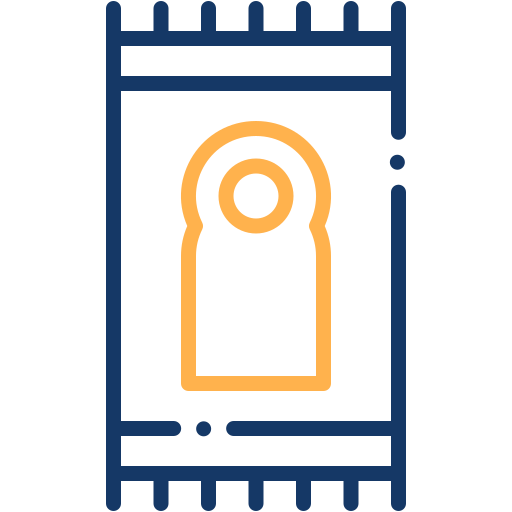 Prayer mat Generic color outline icon