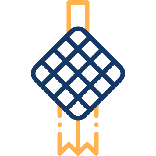 ketupat Generic color outline ikona