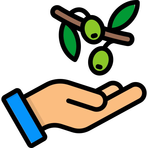 Olive branch Generic color lineal-color icon