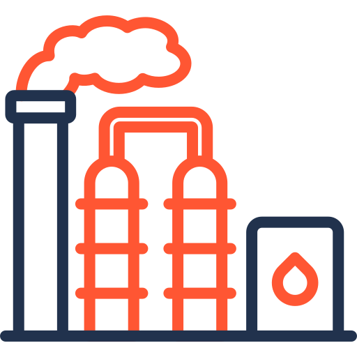 Refinery Generic color outline icon