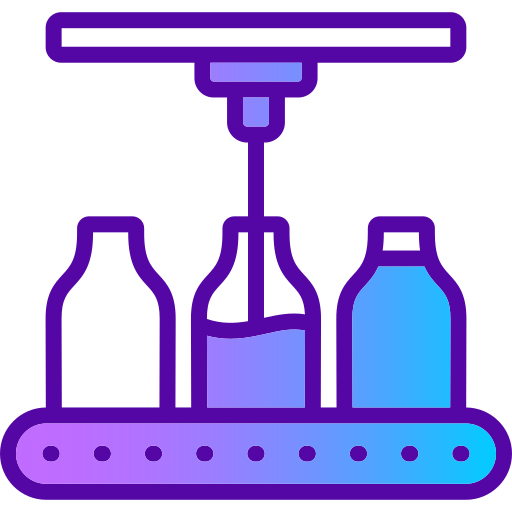 Filling machine Generic gradient lineal-color icon