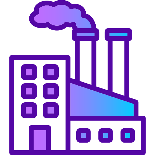 工場 Generic gradient lineal-color icon