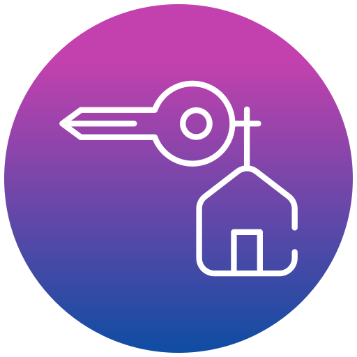 Home key Generic gradient fill icon