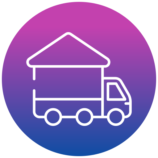 Moving truck Generic gradient fill icon