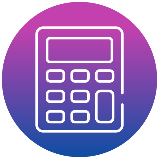 calculadora Generic gradient fill Ícone