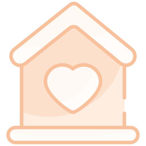 corazón de la casa Generic color lineal-color icono