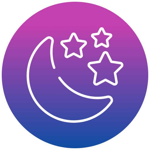 Moon Generic gradient fill icon