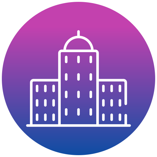 High rise building Generic gradient fill icon