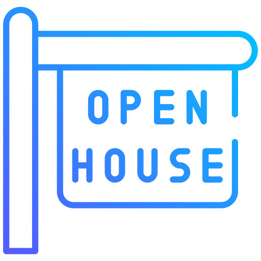 Open house Generic gradient outline icon