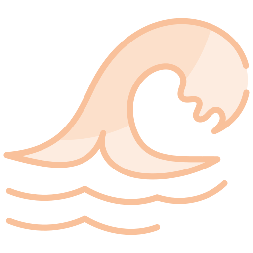 ola del océano Generic color lineal-color icono