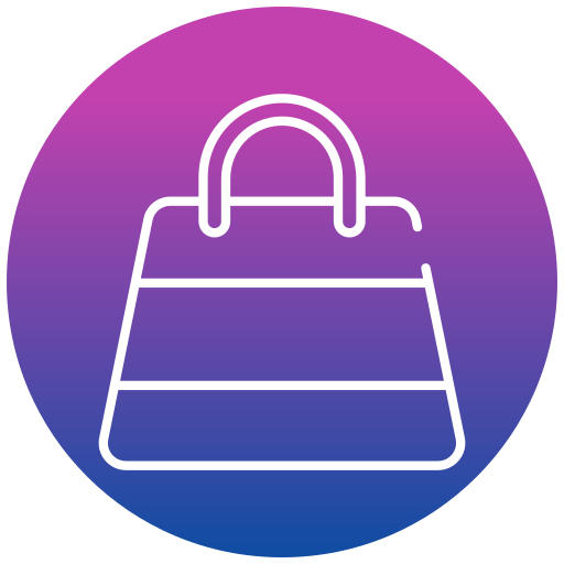 Grocery bag Generic gradient fill icon