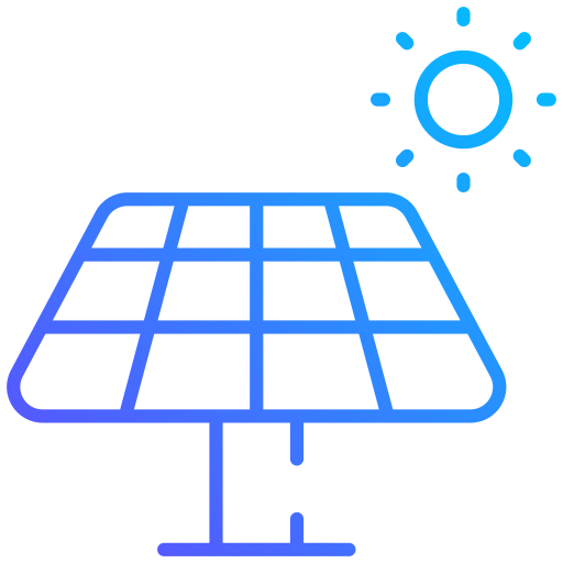 panneau solaire Generic gradient outline Icône