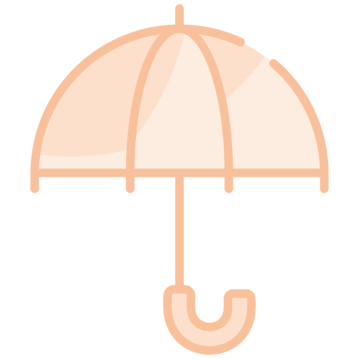 paraguas Generic color lineal-color icono
