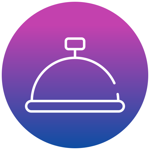 Concierge bell Generic gradient fill icon