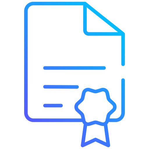 Legal documents Generic gradient outline icon