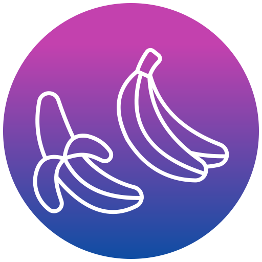 Банан Generic gradient fill иконка