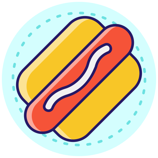 hot dog Generic color lineal-color ikona