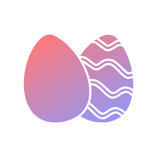 Пасхальное яйцо Generic gradient fill иконка