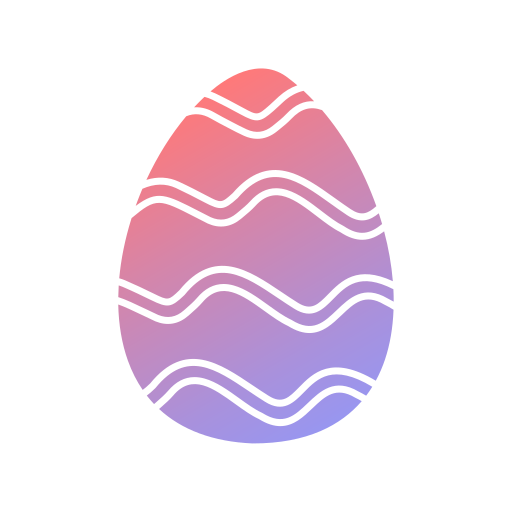 huevo Generic gradient fill icono