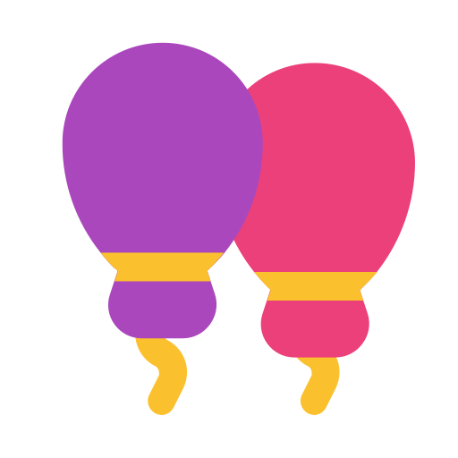 ballonnen Generic color fill icoon