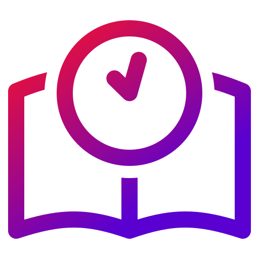Study time Generic gradient outline icon