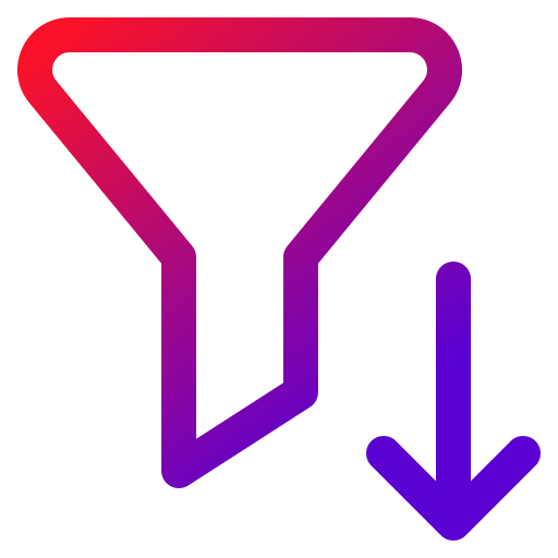 embudo Generic gradient outline icono
