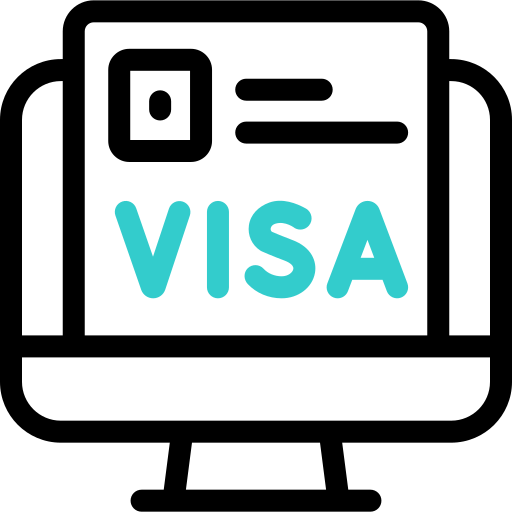 visa nomade Basic Accent Outline Icône