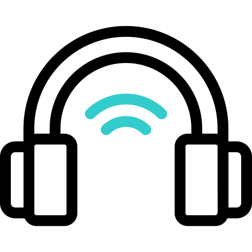 ヘッドフォン Basic Accent Outline icon