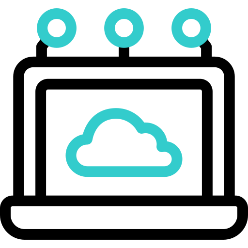 Cloud Basic Accent Outline icon