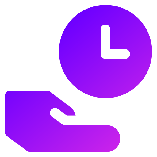 oszczędność czasu Generic gradient fill ikona