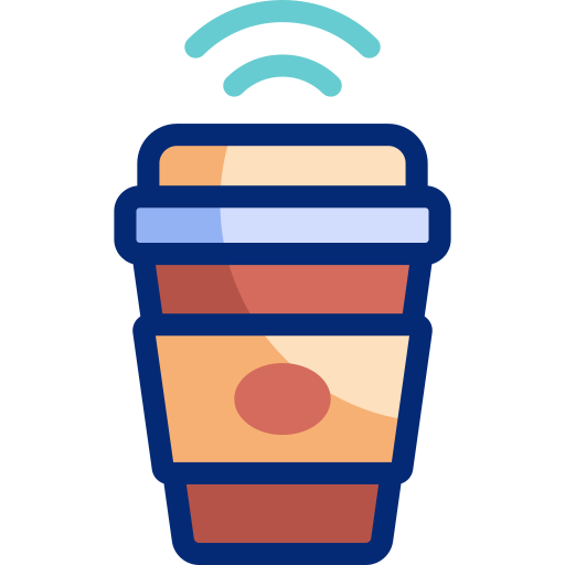 tazza di caffè Basic Accent Lineal Color icona