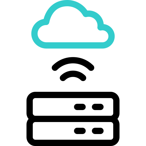 nuage Basic Accent Outline Icône