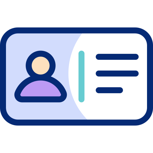 identifikation Basic Accent Lineal Color icon