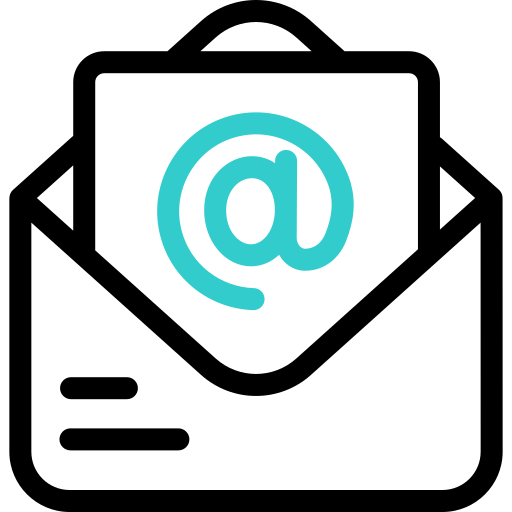 correo electrónico Basic Accent Outline icono