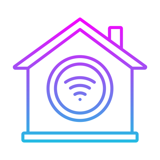 Home wifi Generic gradient outline icon