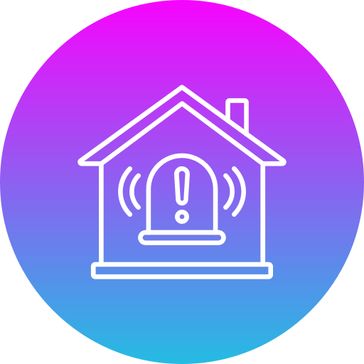 Smart alarm Generic gradient fill icon