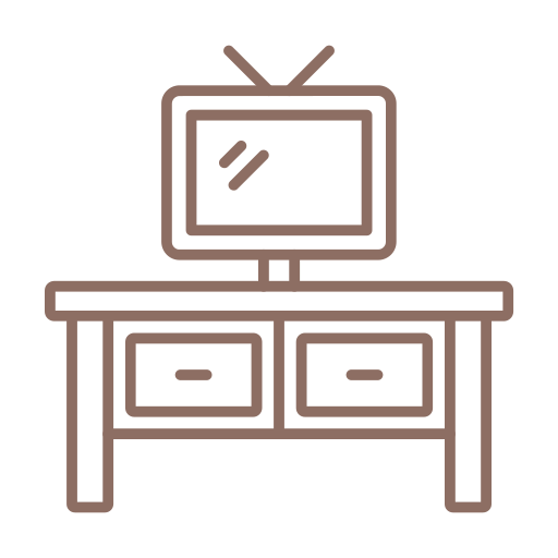 mesa de televisión Generic color outline icono