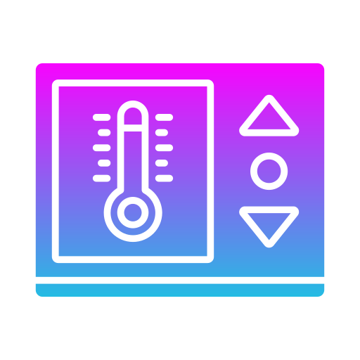 control de temperatura Generic gradient fill icono