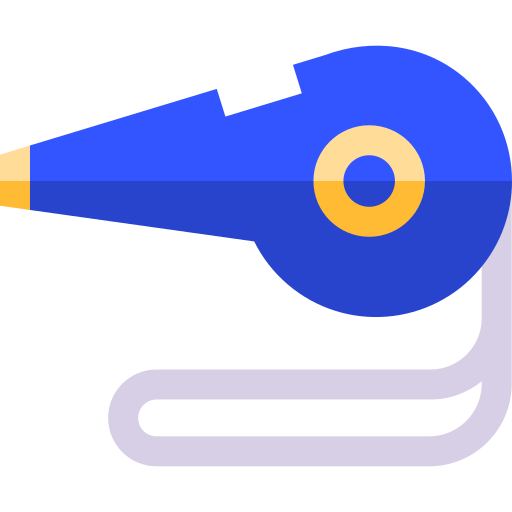 Whistle Basic Straight Flat icon