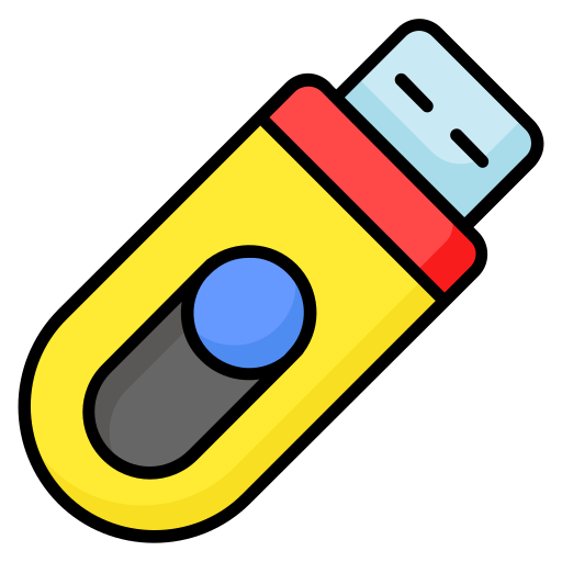usb 드라이브 Generic color lineal-color icon