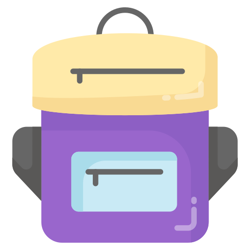 Школьная сумка Generic color fill иконка