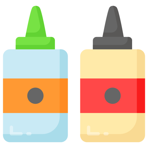lijm fles Generic color fill icoon