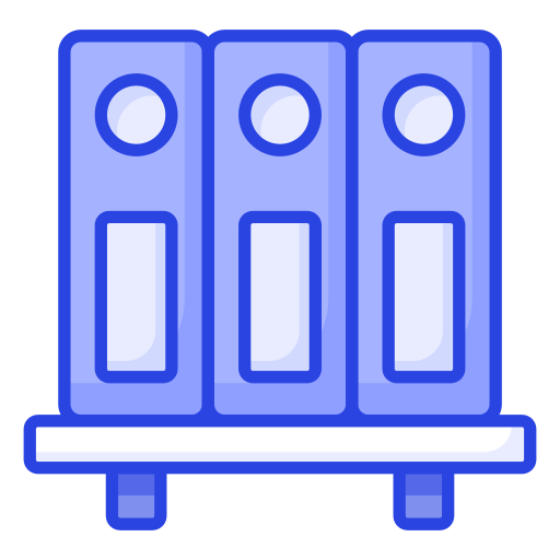 foldery z plikami Generic color lineal-color ikona